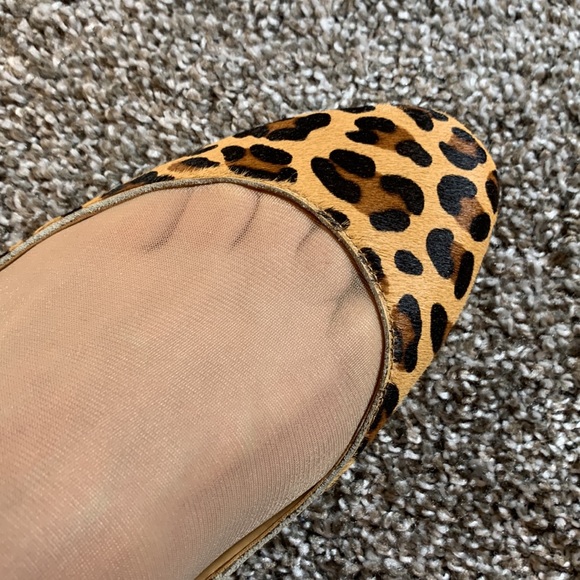 Barely Used J. Crew Lily Calf Hair Heels Size 10 - Picture 7 of 9